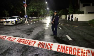 Photo of police officer paroling near the mosque