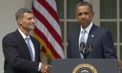 Photo of Alan Krueger and Barack Obama