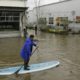 Photo of a man on a paddle board