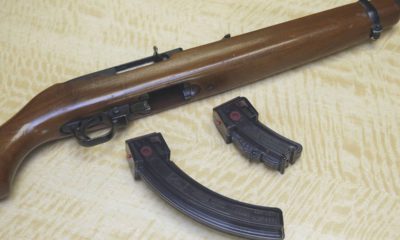 Photo of a semi-automatic rifle
