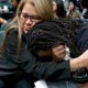 Photo of Elizabeth Medrano Escobedo, left, mother of Christian Escobedo, who was killed by Los Angeles police