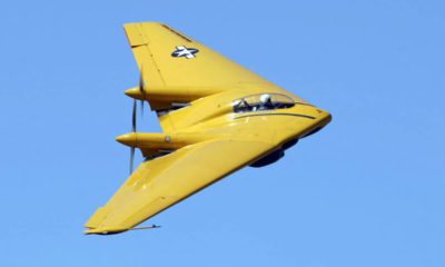 Photo of Northrop N-9M in flight