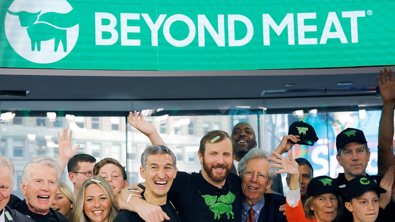 Photo of Beyond Meat Opening Bell ceremony