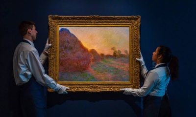 Photo of Claude Monet's painting titled "Meules"