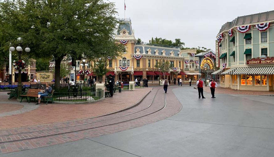 Empty Disneyland