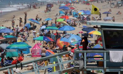 Photo of a crowded beach