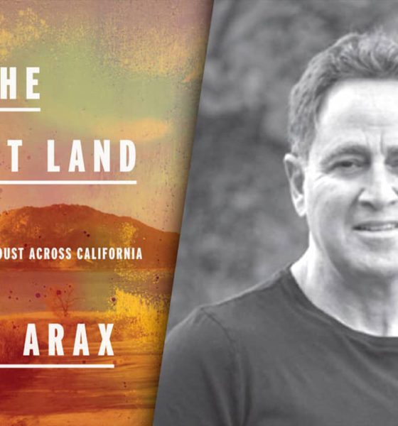 Composite of The Dreamt Land and author Mark Arax