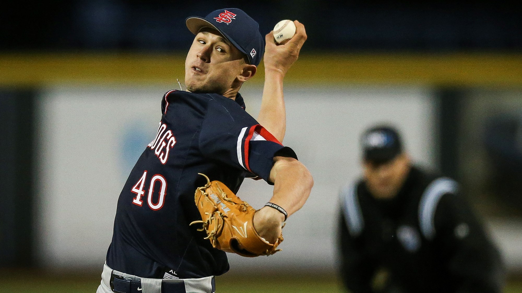 Photo of Fresno State pitcher Ryan Jensen