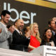 Photo of Uber CEO attending the opening bell ceremony