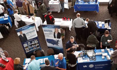 Photo of veterans job fair