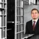 Composite of Dylan Martinez and jail bars