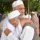 Photo of Pakistani Muslims greeting each other