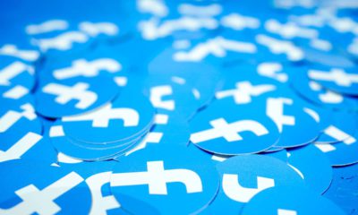 Photo of Facebook stickers laid out on a table