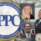 Composite of FPPC logo and Terry Cox, Eric Payne, and Joshua Mitchell