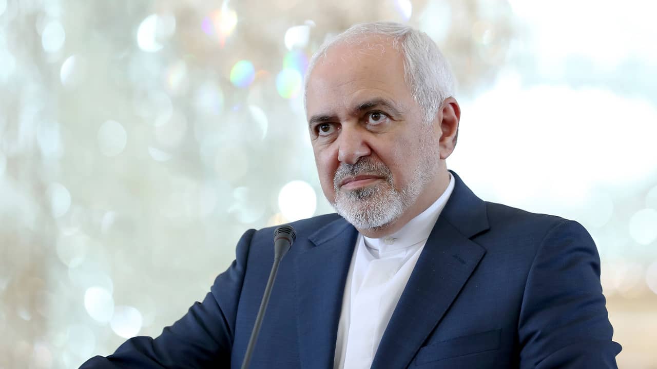 Photo of Iranian Foreign Minister Mohammad Javad Zarif