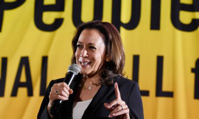 Photo of presidential candidate Sen. Kamala Harris