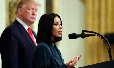 Photo of Kim Kardashian West and President Donald Trump
