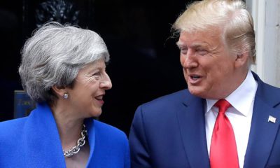 Photo of President Donald Trump and British Prime Minister Theresa May