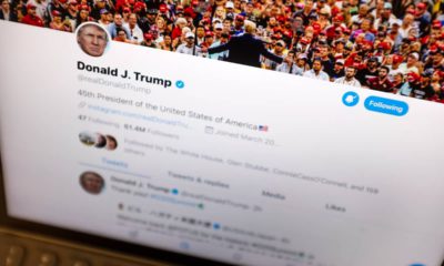 Photo of Donald Trump's Twitter account