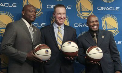 Photo of Mitch Richmond, Chris Mullin and Tim Hardaway