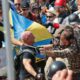 Photo of white nationalist demonstrators clashing with counter demonstrators