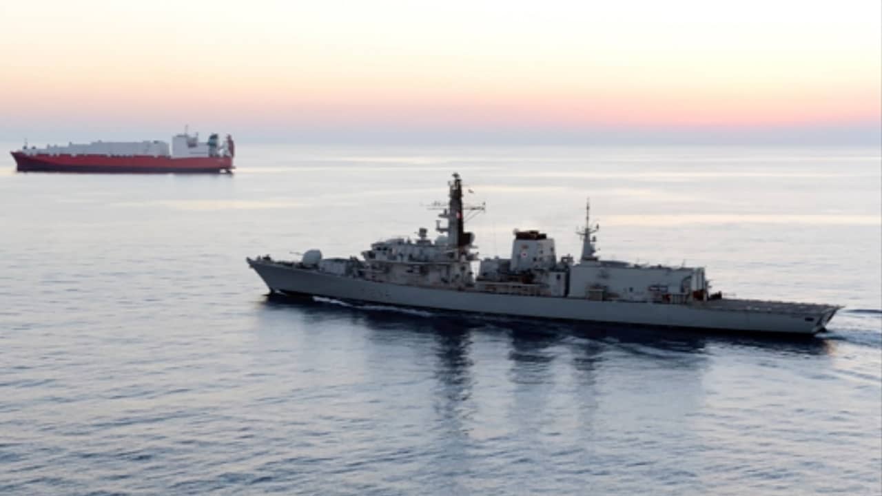 Photo of British navy vessel