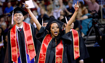 Photo of Fresno State graduates