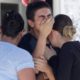 Photo of Joshua Guicho, 16, center, crying between his aunts Josephine Guicho, left, and Erica Guicho