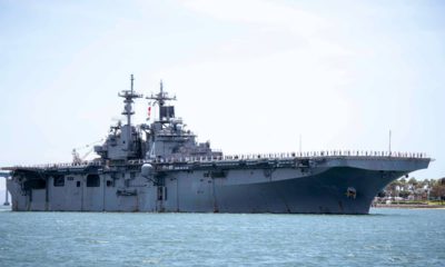 Photo of the amphibious assault ship USS Boxer (LHD 4)