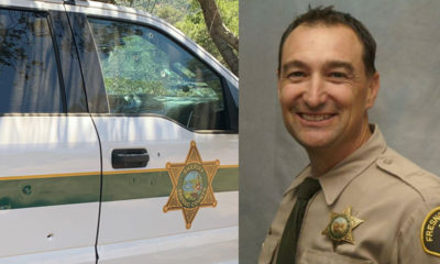 Deputy John Erickson, bullet holes in truck