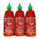 Photo of 3 bottles of Sriracha