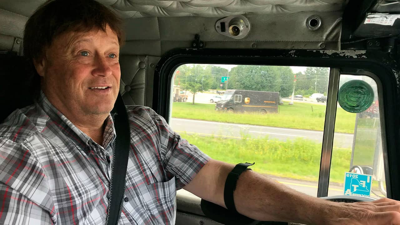 Photo of truck driver Terry Button