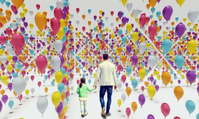 Photo of a rendering of a balloon maze