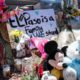 Photo of a memorial for the victims of the El Paso mass shooting