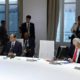 Photo of President Donald Trump's empty chair at the G7 Summit
