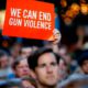 Photo of people attending a vigil for mass killing victims in Dayton, Ohioon