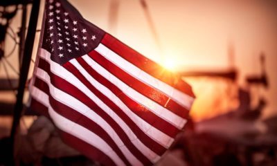 Photo of an American flag
