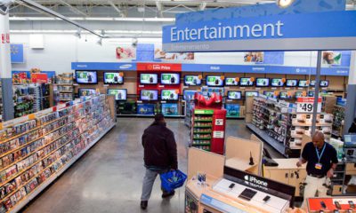 Photo of Walmart entertainment section