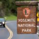 Photo of someone driving through Yosemite