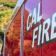 Photo of Cal Fire truck