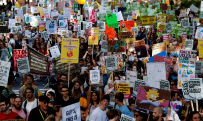 Photo of protestors in London
