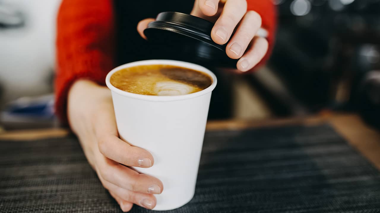 Photo of a to-go cup of coffee