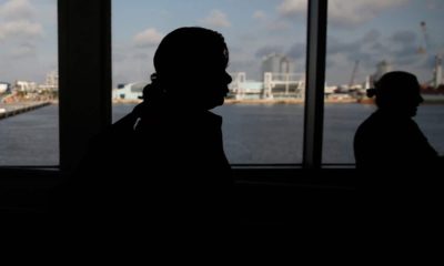 Photo of passengers boarding a ferry