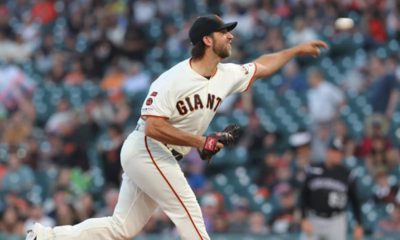 Photo of Giants pitcher Madison Bumgarner