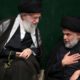 Photo of Supreme Leader Ayatollah Ali Khamenei and Iraqi Shiite cleric Muqtada al-Sadr