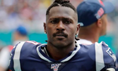 Photo of Antonio Brown in a New England Patriots uniform