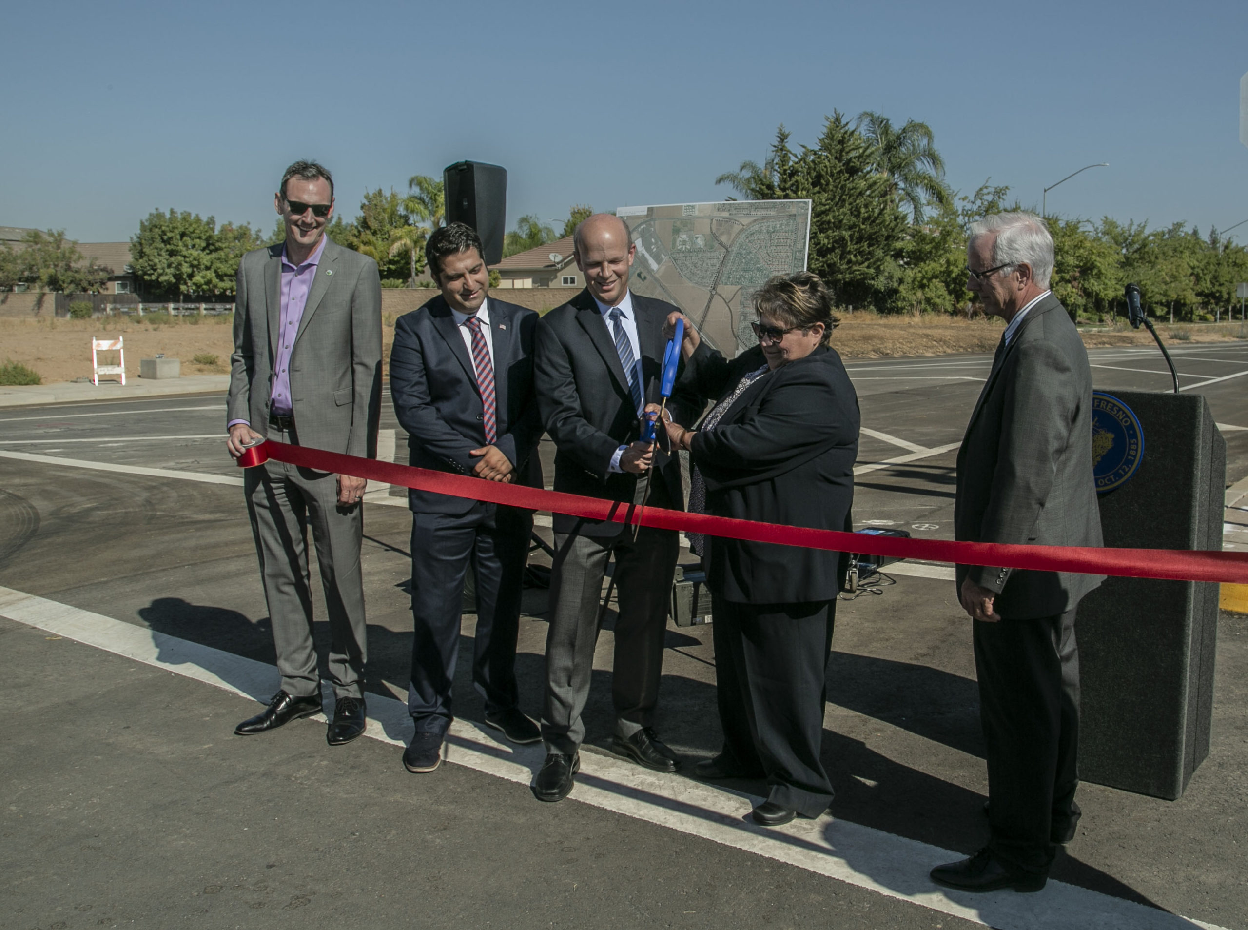 Photo of Veterans Boulevard ribbon cutting