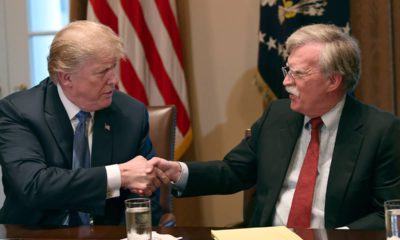 Photo of President Donald Trump and John Bolton