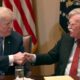 Photo of President Donald Trump and John Bolton