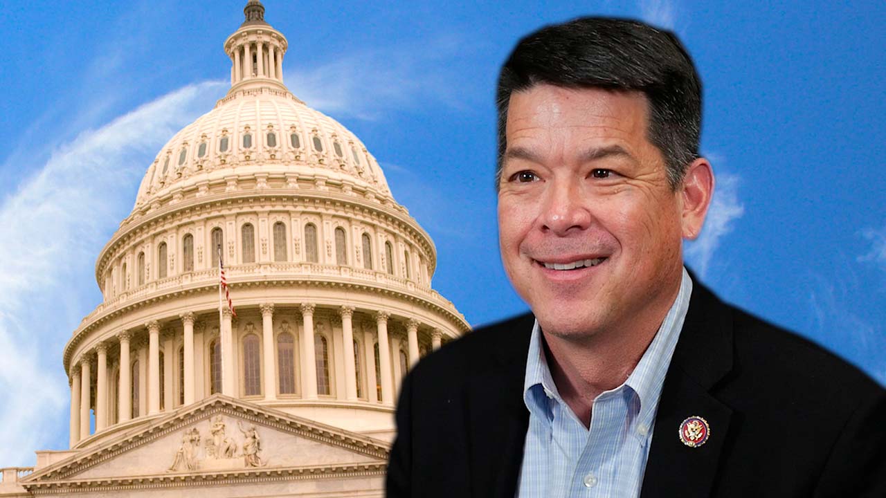 Composite image of the Capitol and Rep. TJ Cox